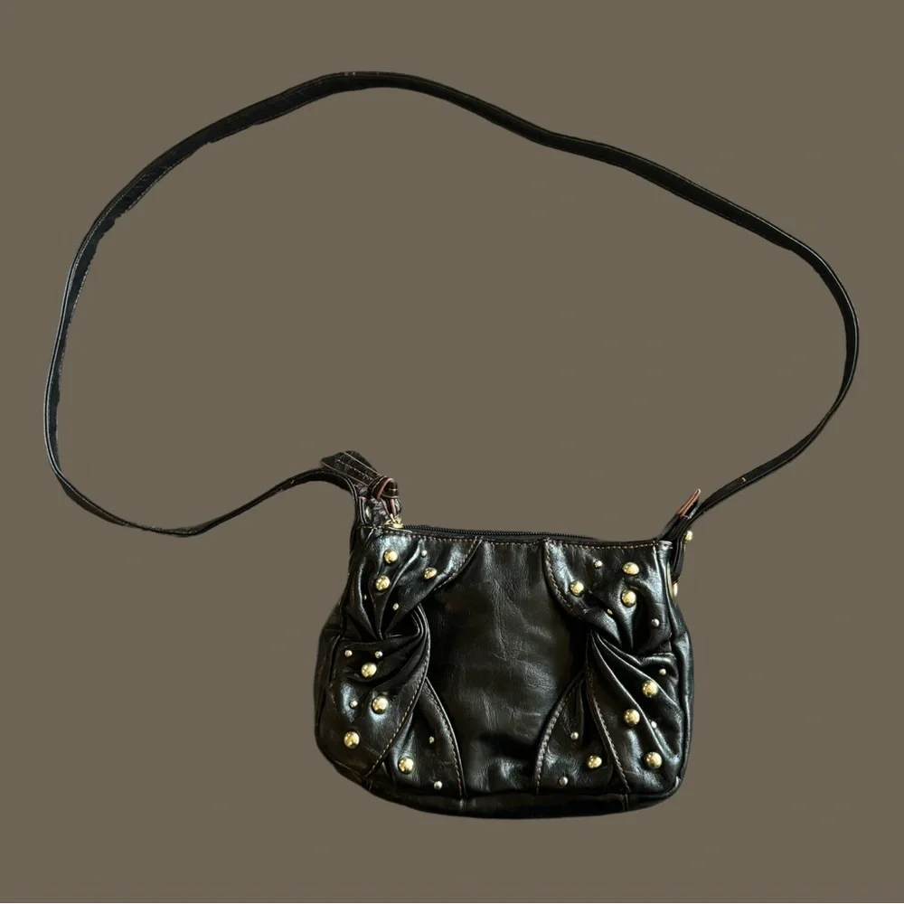 STEVE MADDEN Gold Studded Crossbody